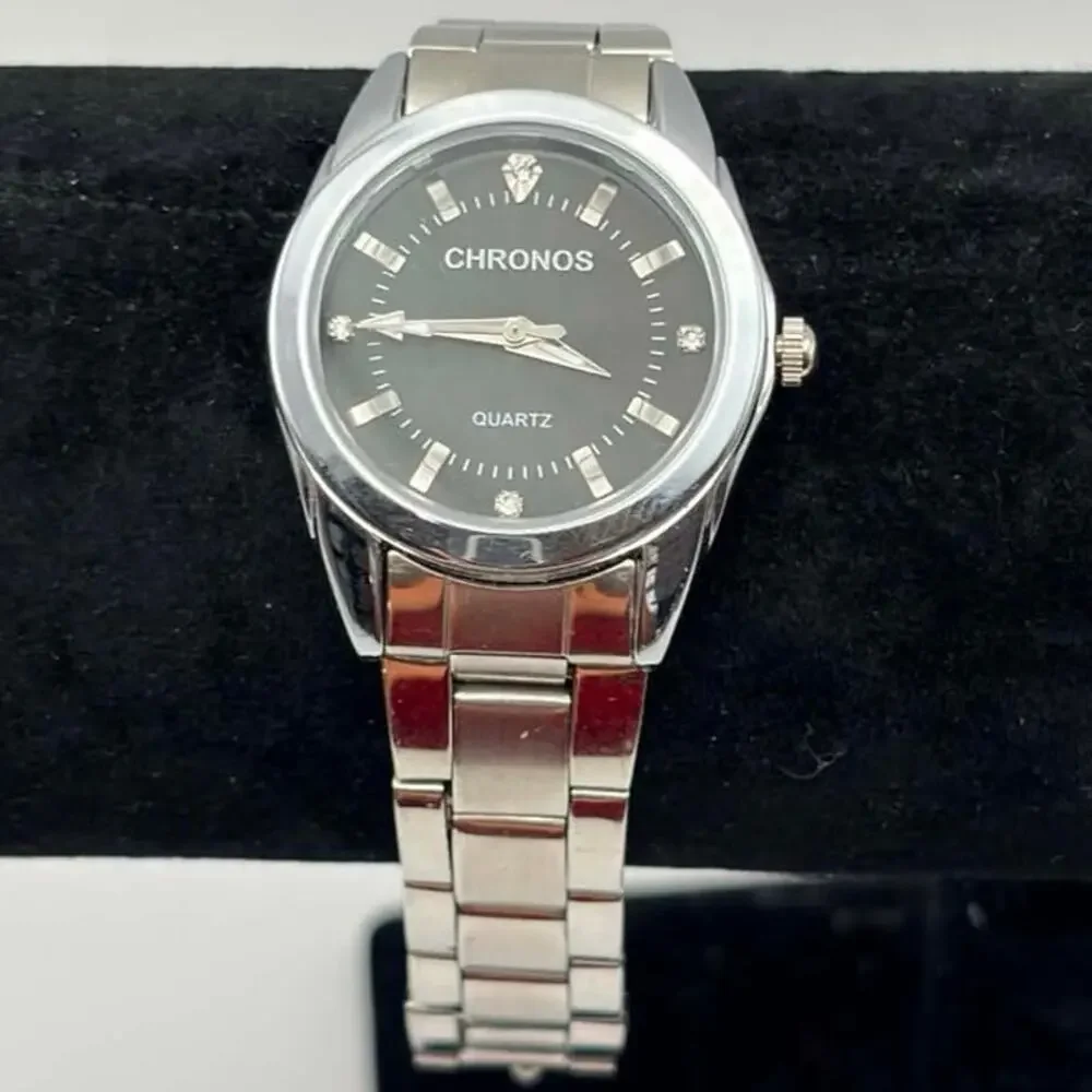 Silver Chronos Watch